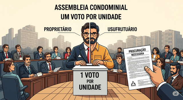 Voto em Assembleia Condominial: Quem Vota Quando Há Múltiplos Proprietários e Usufrutuário?