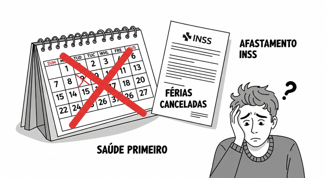 Férias e Afastamento pelo INSS: O que Fazer Quando as Datas se Cruzam?